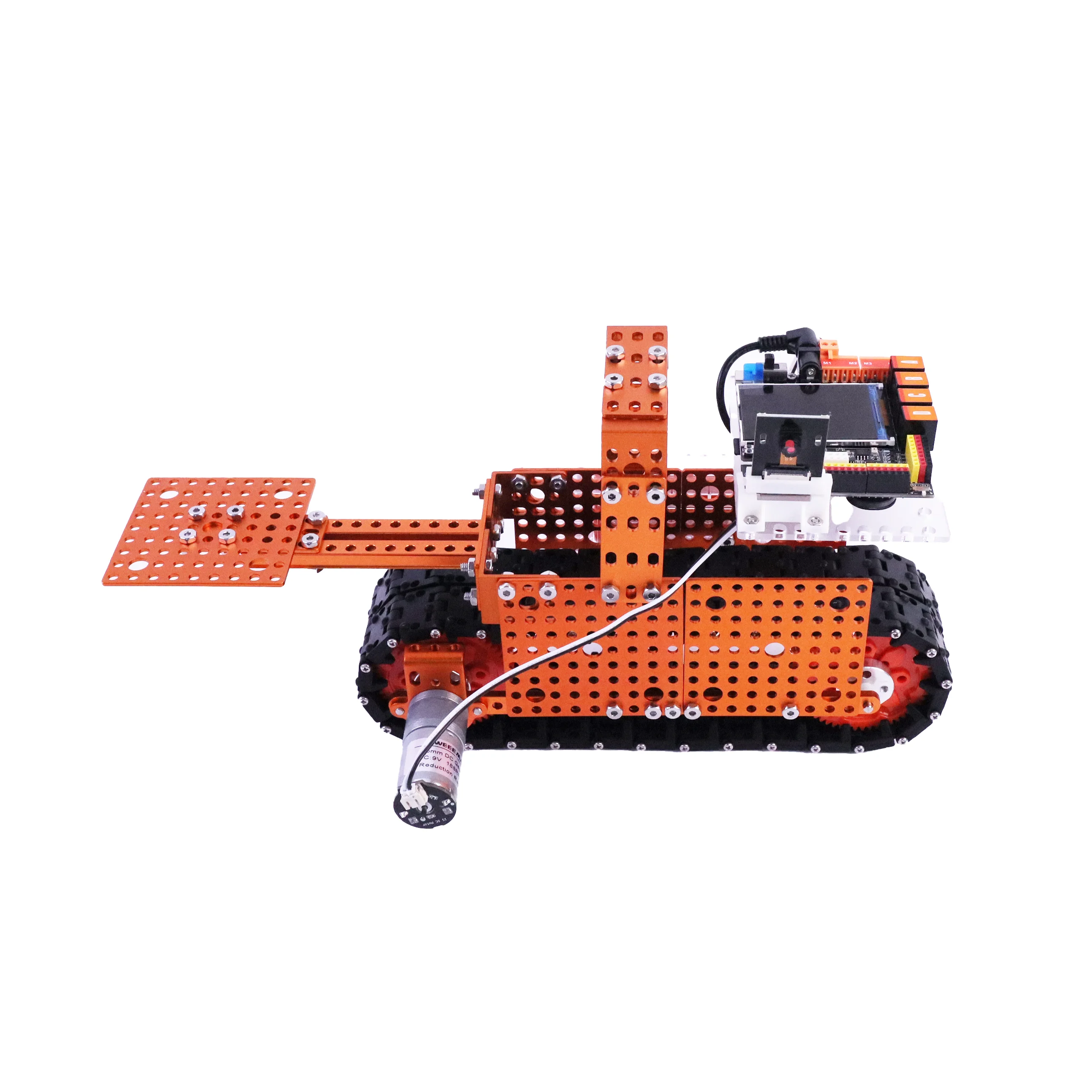 AI Factory Robotic Kit STEM  Educational Coding DIY Robot Metal Assembly Remote Control Robot Toy