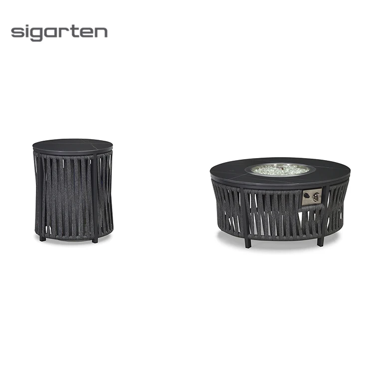 sigarten The Best China Metallic Round Propane Fire Pit Table Garden Treasures Fire Pit