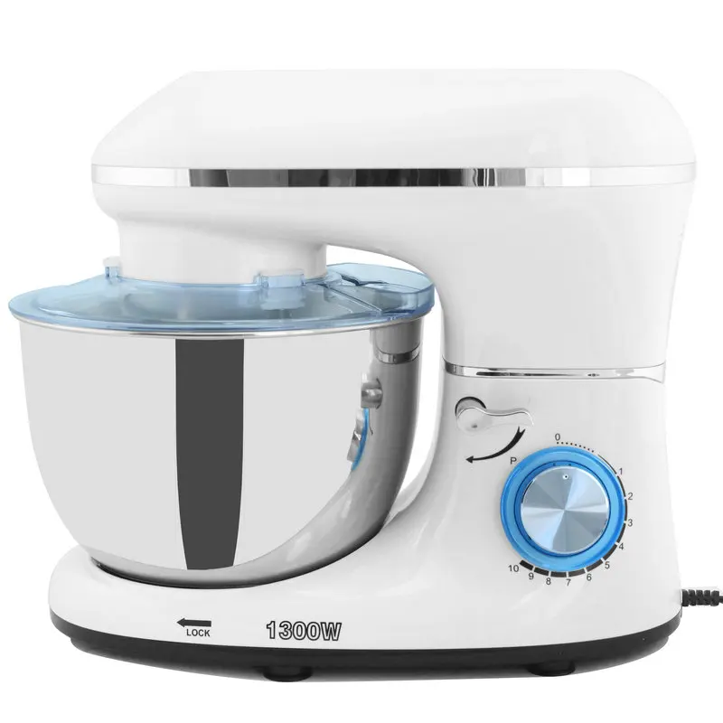 5.5L Planetary mixer Stainless Steel Bowl Kitchen Food Stand Mixer Cream Egg Whisk Blender Cake Dough Bread Mixer Maker Machine