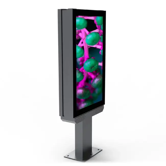 high brightness LCD monitor 55 inch Fast Food Restaurant Ordering System LCD Display Digital Drive Thru Menu Board