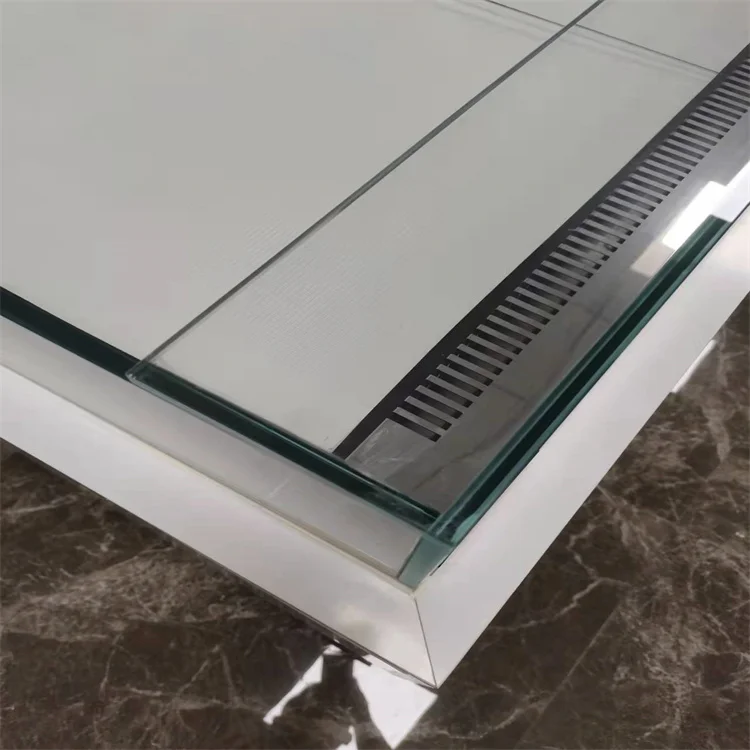 Professional Refrigerated Commercial Double-sided Open Sandwich Display Freezer