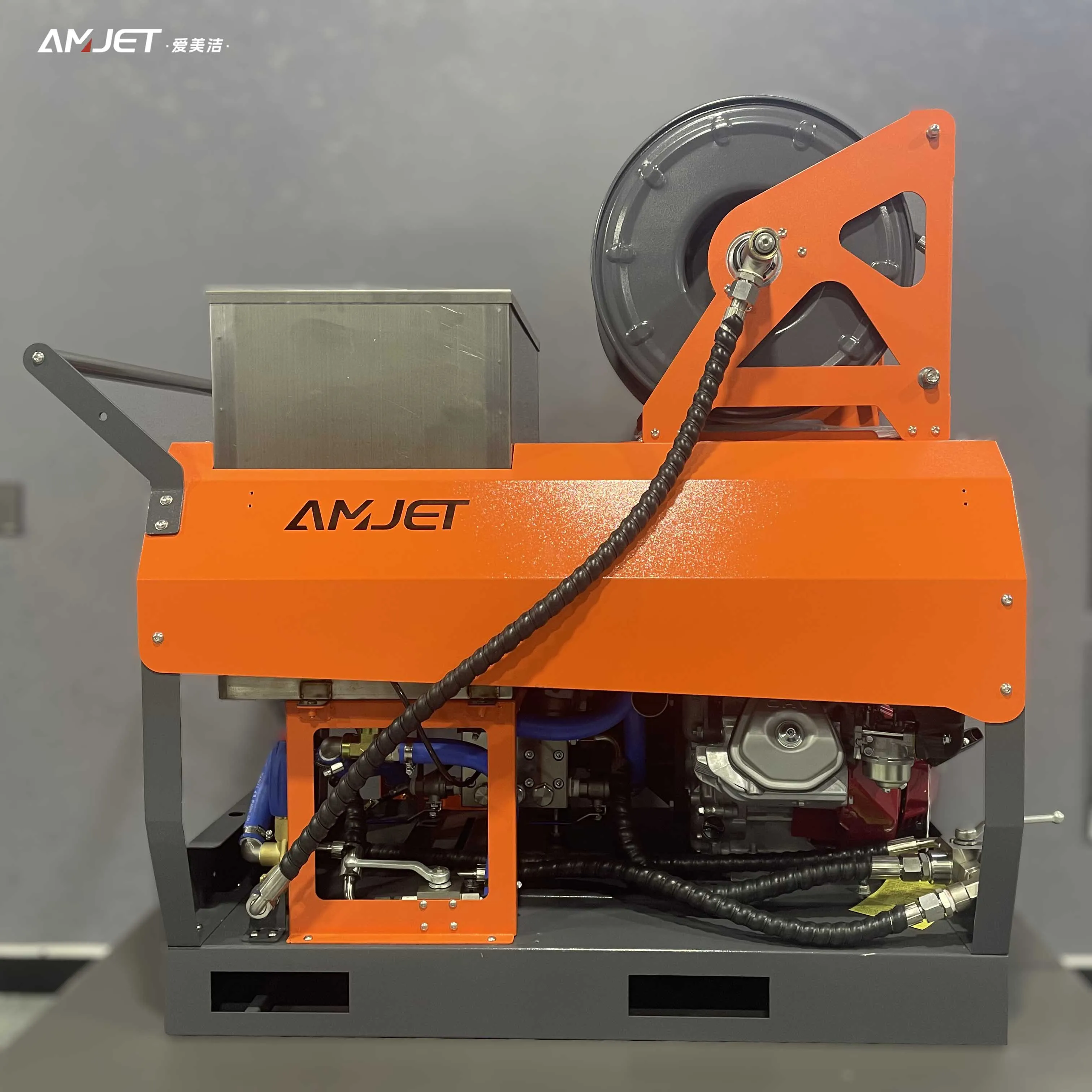 AMJET Convenience  German Maxten stainless steel pump water tank  70L pipe clean machine drain cleaner