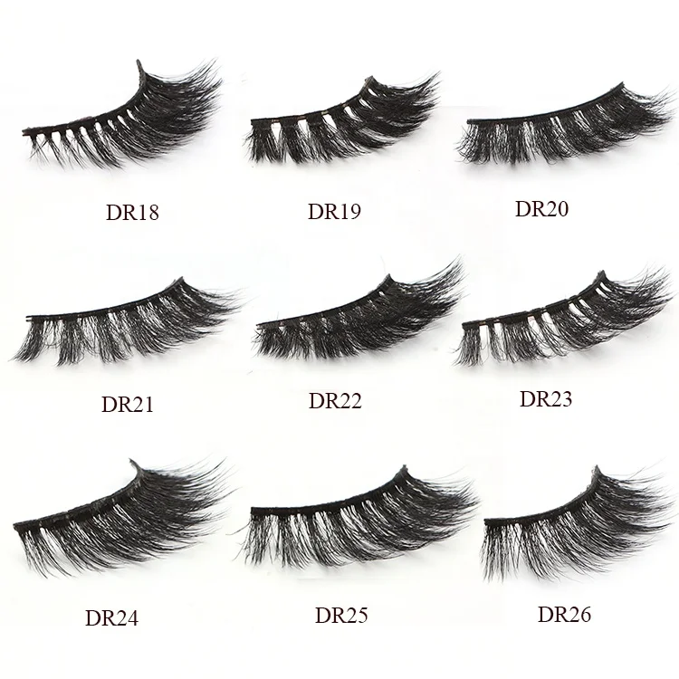 Hot selling 18mm 5d natural lashes faux mink false eyelash with mini suitcase