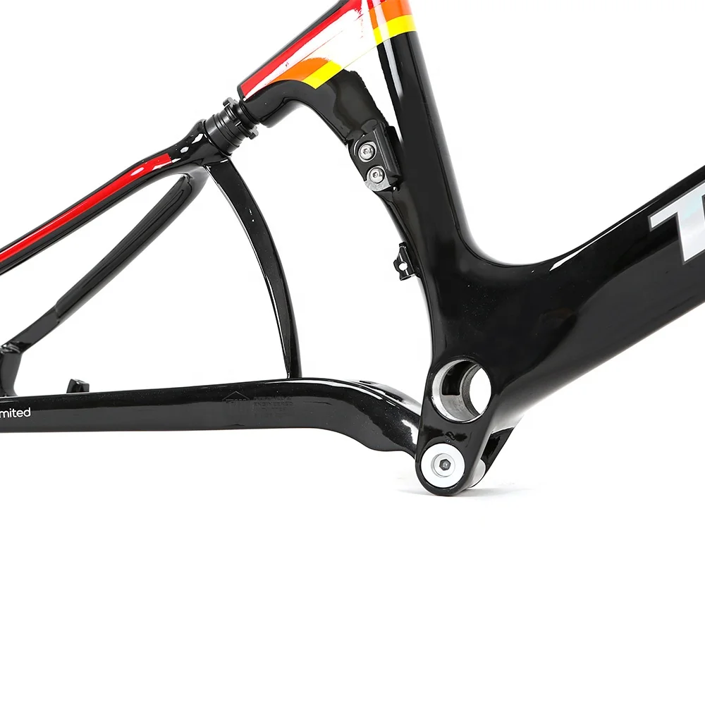 TWITTER Hot Sale Carbon Folding Bike Frame Fork 451 Disc Brake Frameset 22inch Foldable Frame