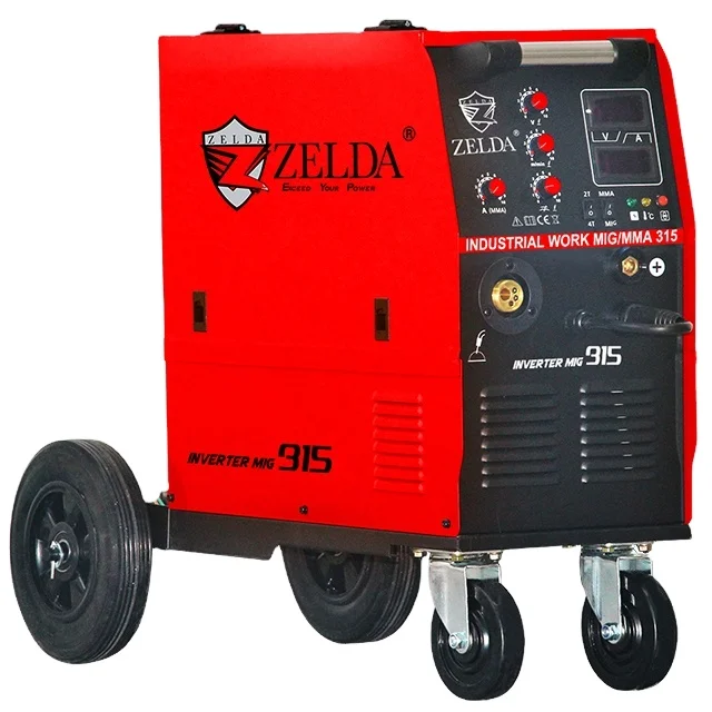 3 Phase 380V 315A 3 in 1 MMA MAG MIG 15kg Wire Welders for Industrial Use