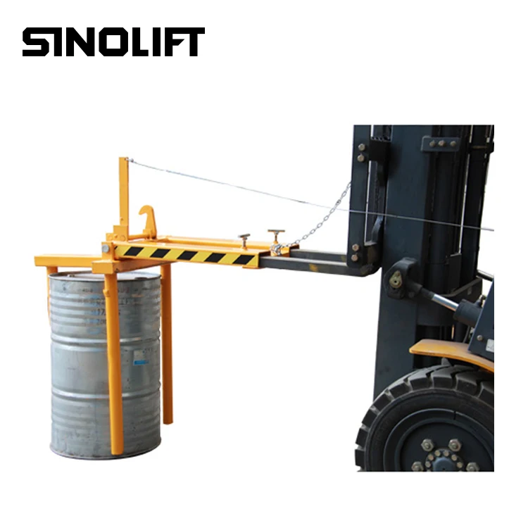 DR400 Механическая операция вилочный погрузчик установлен барабан позиционер