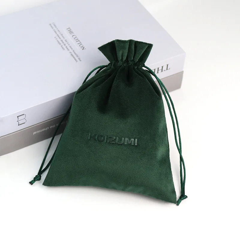 Custom Velvet Jewelry Drawstring Pouch Bags With Logo, Custom Jewelry Velvet Gift Package Bags For Cosmetic
