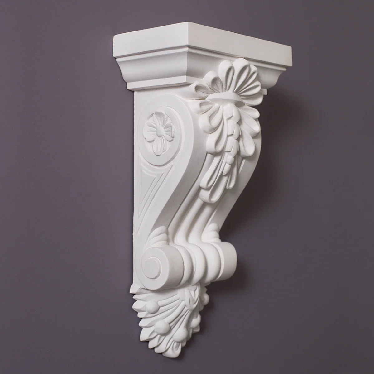 Home Ceiling Corner Decorative Easy Installation Plaster Of Paris Corbel