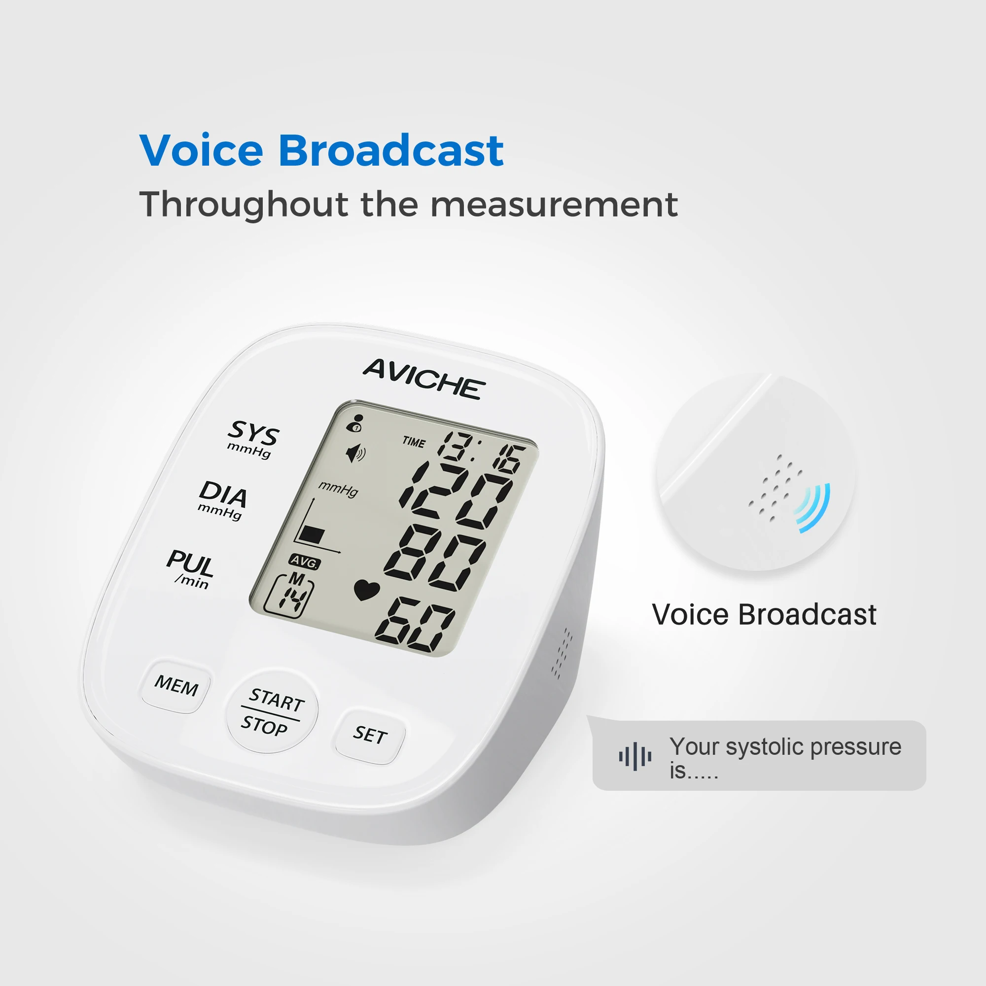 Portable Automatic Home Tensiometro Digital Blood Pressure Monitor