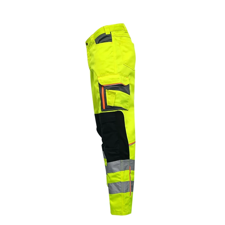Working reflective cargo trousers workwear clothes pants