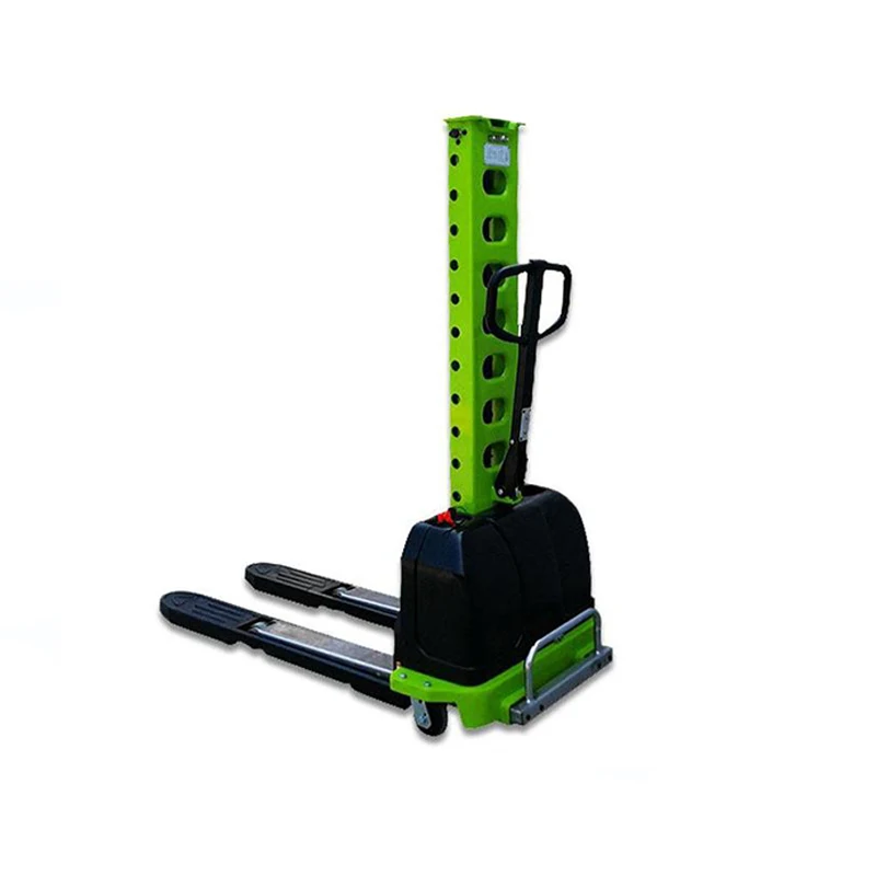 1250mm 1300mm lifting height full electric self lifter pallet stacker Elevador de pallets truck electric self loading stacker