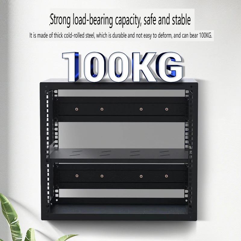 15U Open Frame Rack for Servers & AV Gear Wall Mountable Design Holds All Your Networking IT Equipment AV Gear Router Modem