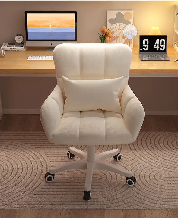 2024 wholesale swivel adjustable modern design cheap price indoor leisure high Velvet Fabric home office chair