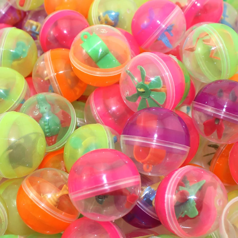 Mini Toys Capsule Plastic Dinosaur Sweet Confectionery Empty Surprise Egg Toy Capsule Ball Wholesale