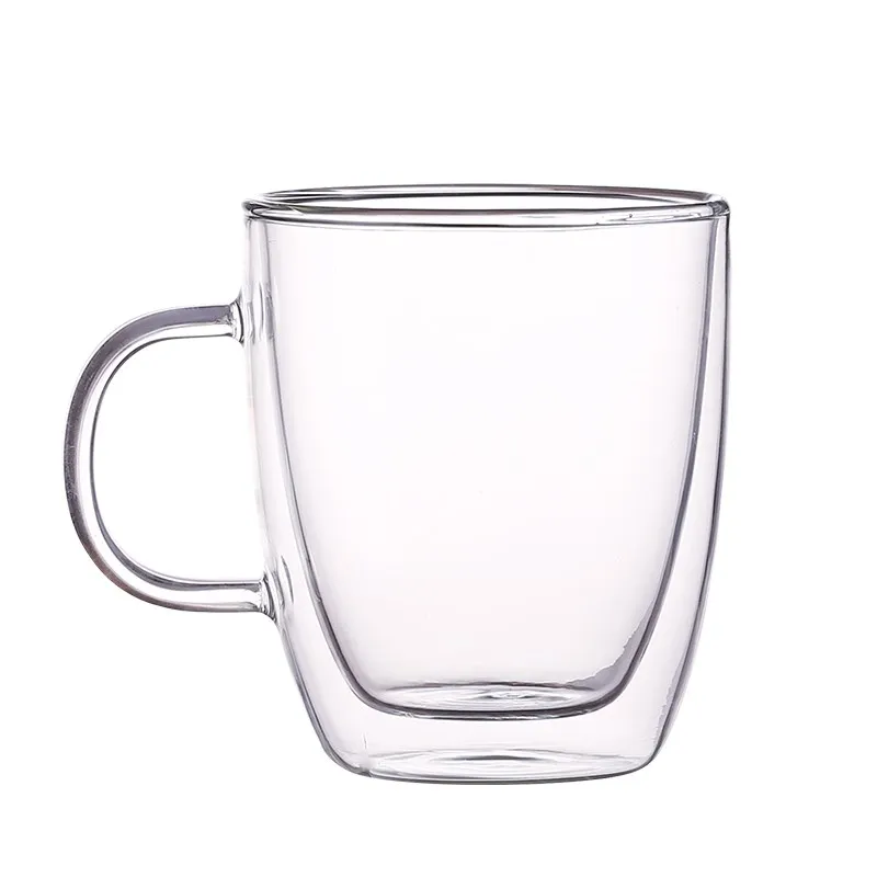 Double Wall Tea Wine Coffee Glass Mug ,coffee Double Wall Glass Cup
