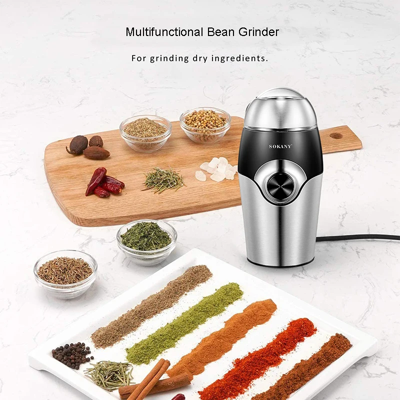 110v 150w 50g Home Use Mini Coffee Machine Commercial Coffee Grinder Automatic Coffee Bean Grinder