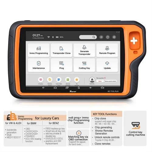 Новое поступление 2021 оригинальный инструмент для ключей Xhorse VVDI Plus Pad Универсальное автомобильное решение слесаря полная