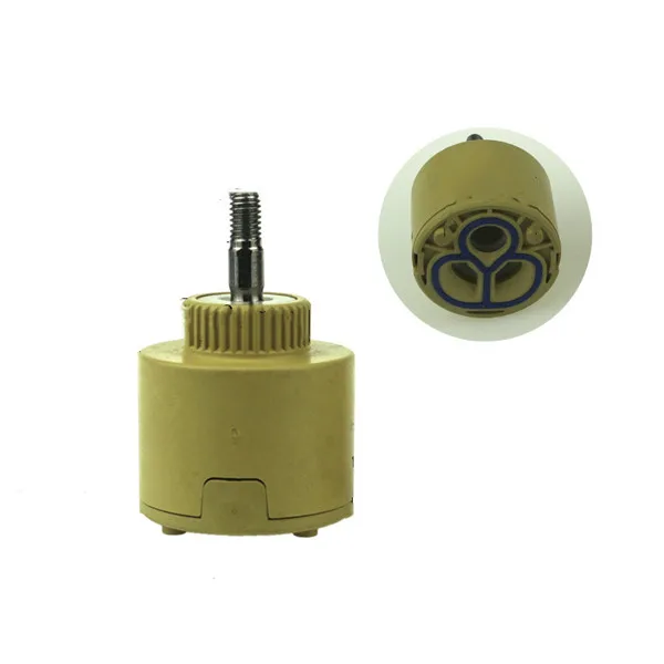 JD 40mm Low Torque Mixer Faucet Tap Plastic Ceramic Cartridge Without Distributor Leg With Ready Stock