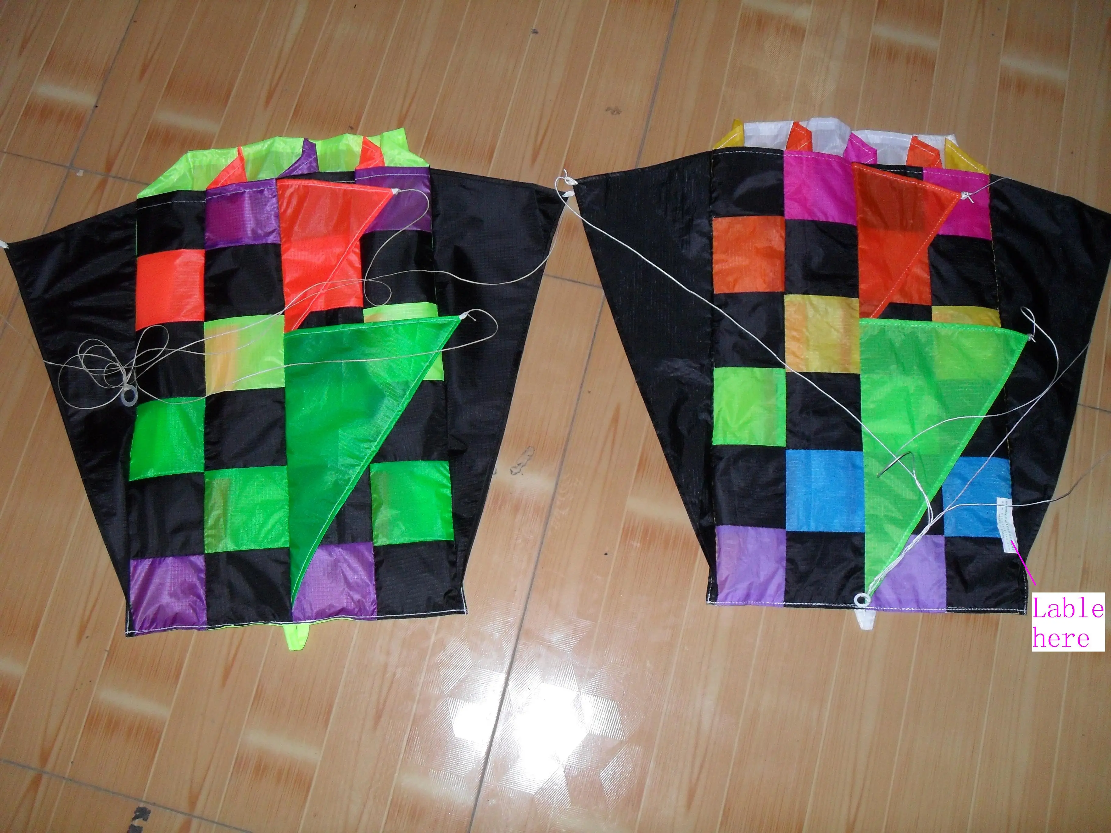 Customized  Foldable easy carry polyester cartoon mini pocket  Kite for kids