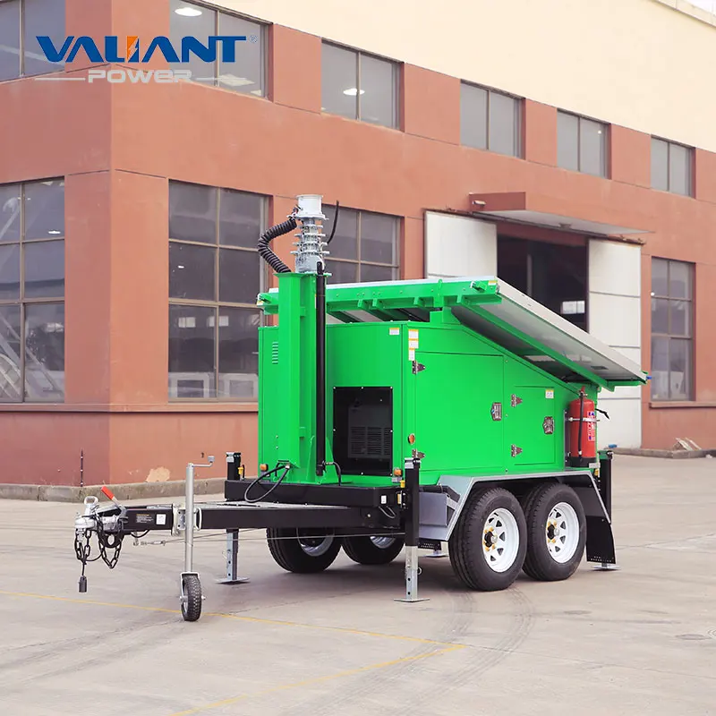 Mobile Large Solar Power System Solar Power Generator Trailer