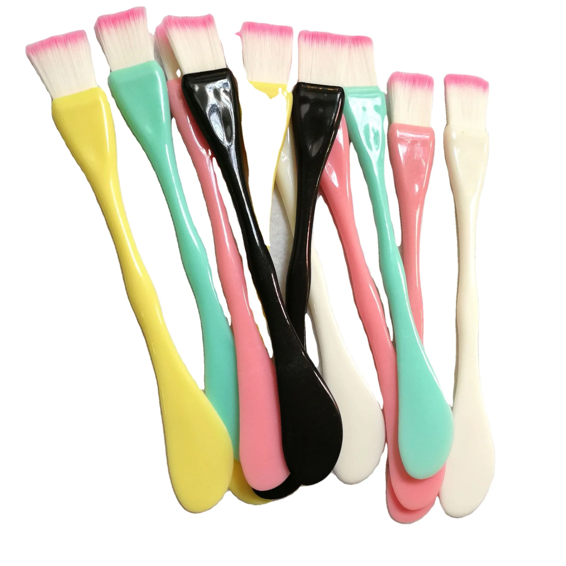 2 in 1 Wholesale Professional Makeup Brushes Face Mask Brush Silicone Gel DIY Cosmetic Beauty Tools Tool