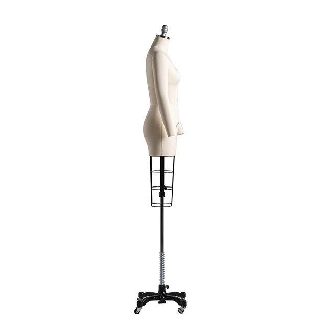 Customized Adjustable Tailor Mannequin Tailor Manufacturers female Cheap Tailoring Half Body Mannequin With Wheels
