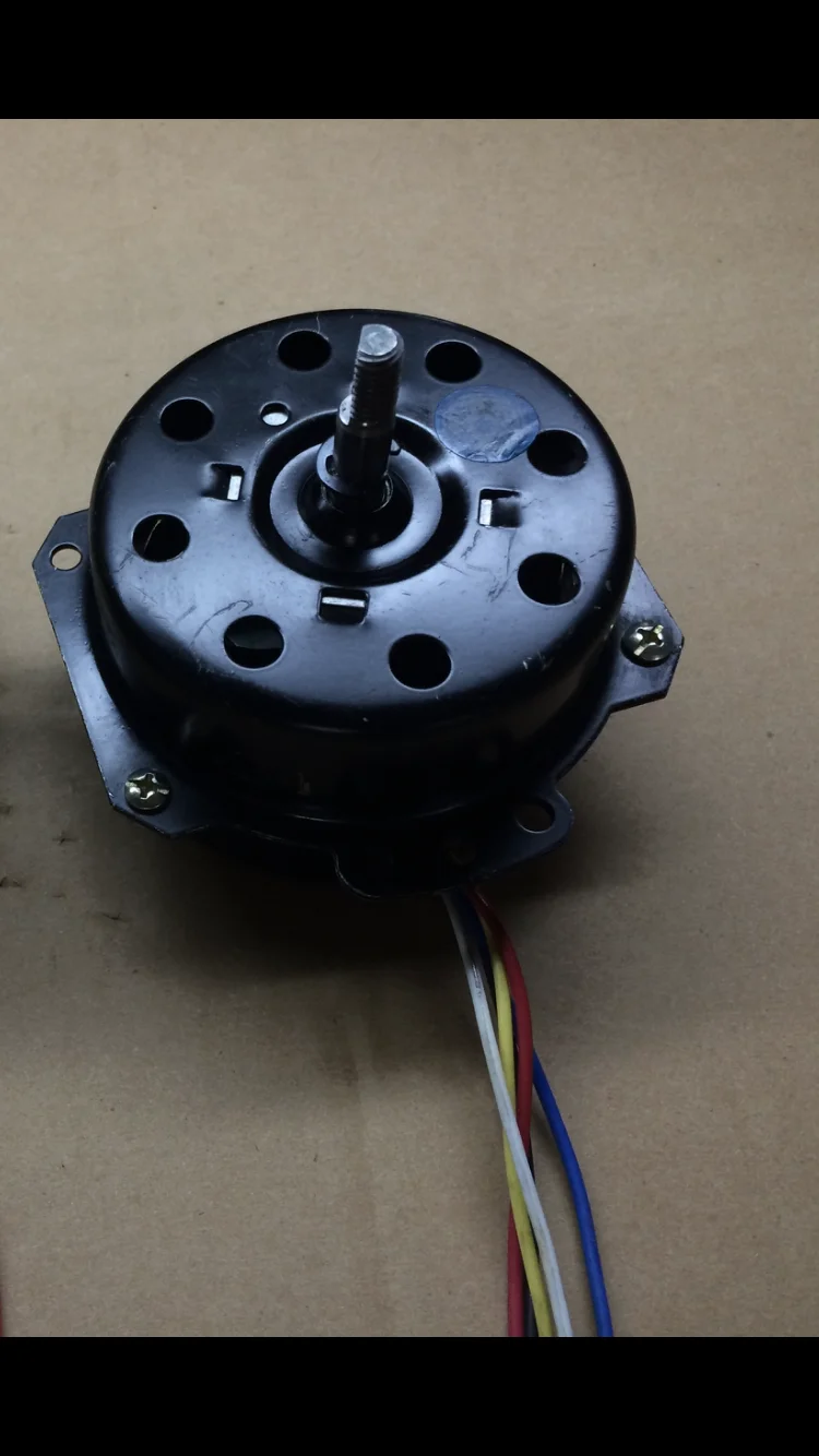 New custom yellow black 208-220-240v fan copper 12 inch fan motor