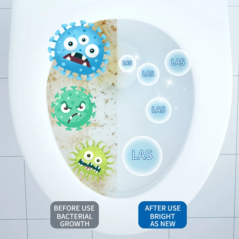 Flush 300 Times Sustainable 30 Days Automatic Toilet Bleach Cleaning Tablet Dirt Toilet Tank Block Toilet Bowl Cleaner