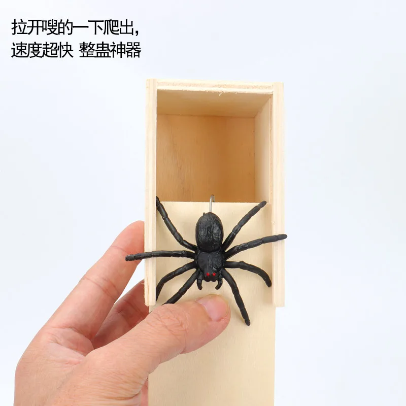 Hot Spider Surprise Box Joke Fun Scare Prank Gag Gifts Kids Adult Toys Tricky Toy