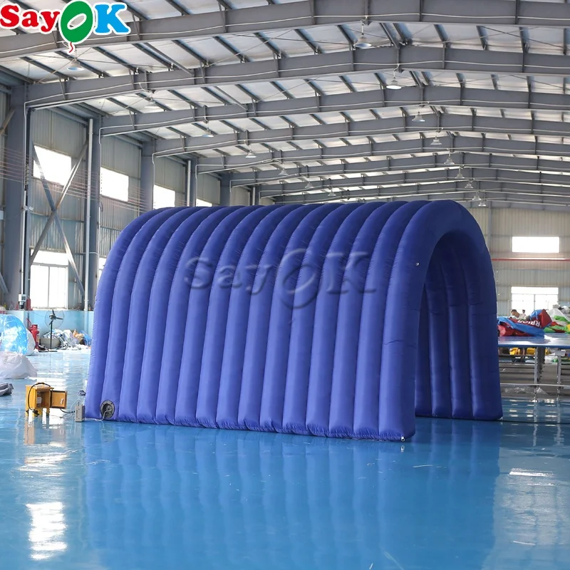 Oem Jet Tunnel Inflatable Misting Mascot Bulldog Devil Football Helmet Crocodile Led Light Tent Outwell Giant Inflatable Tunnel