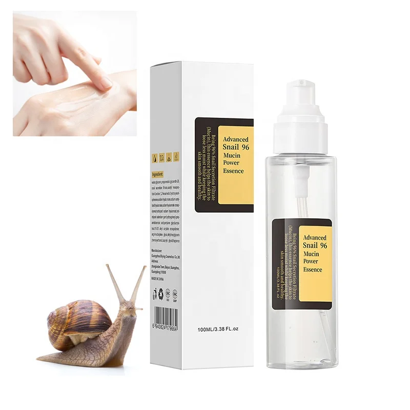 Snail Mucin Facial Essence Smooth Wrinkle Anti Aging Repair Face Skin Care Snail Serum