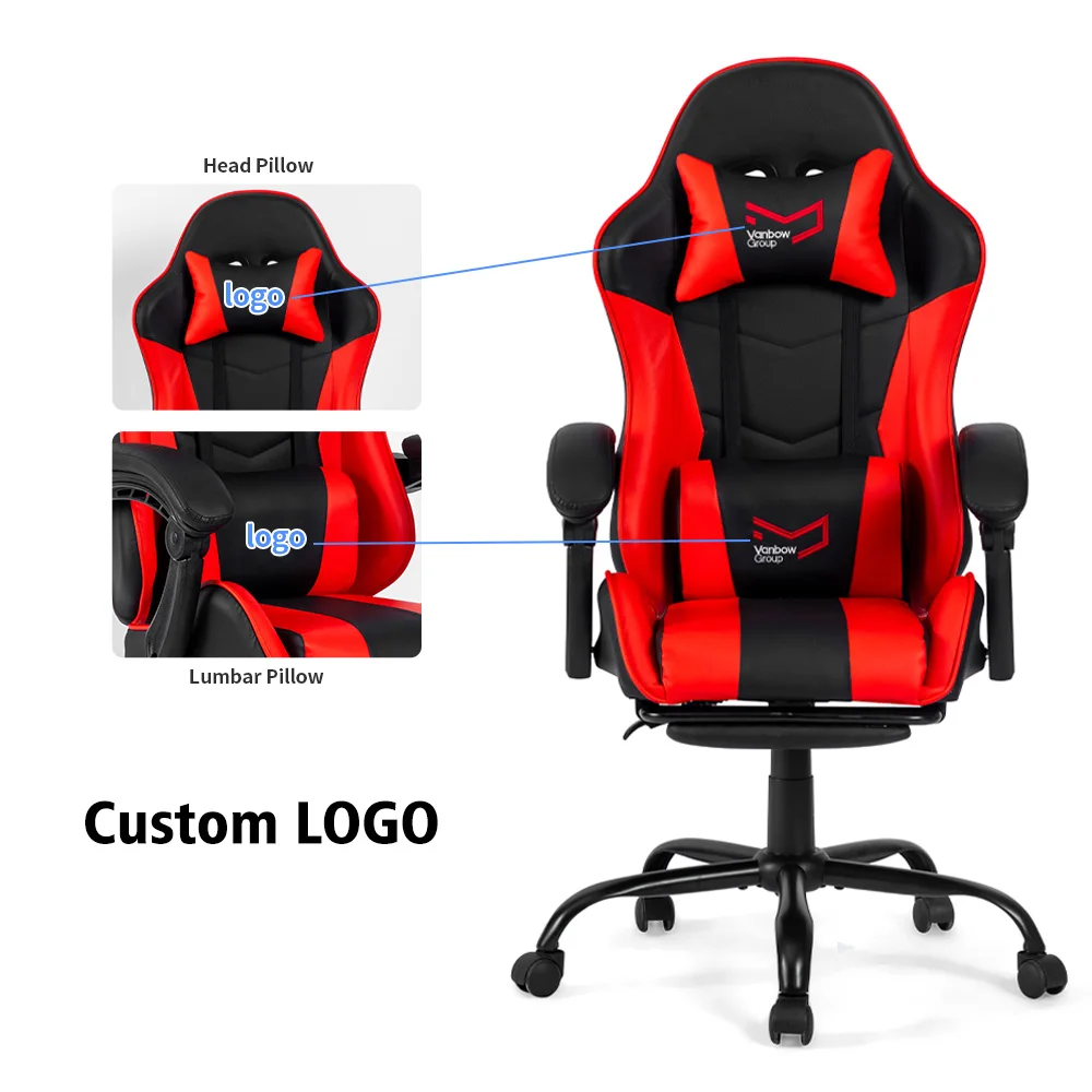 VANBOW professional custom comfortable pc computer recliner oem gaming chair with backrest and seat height adjustable
