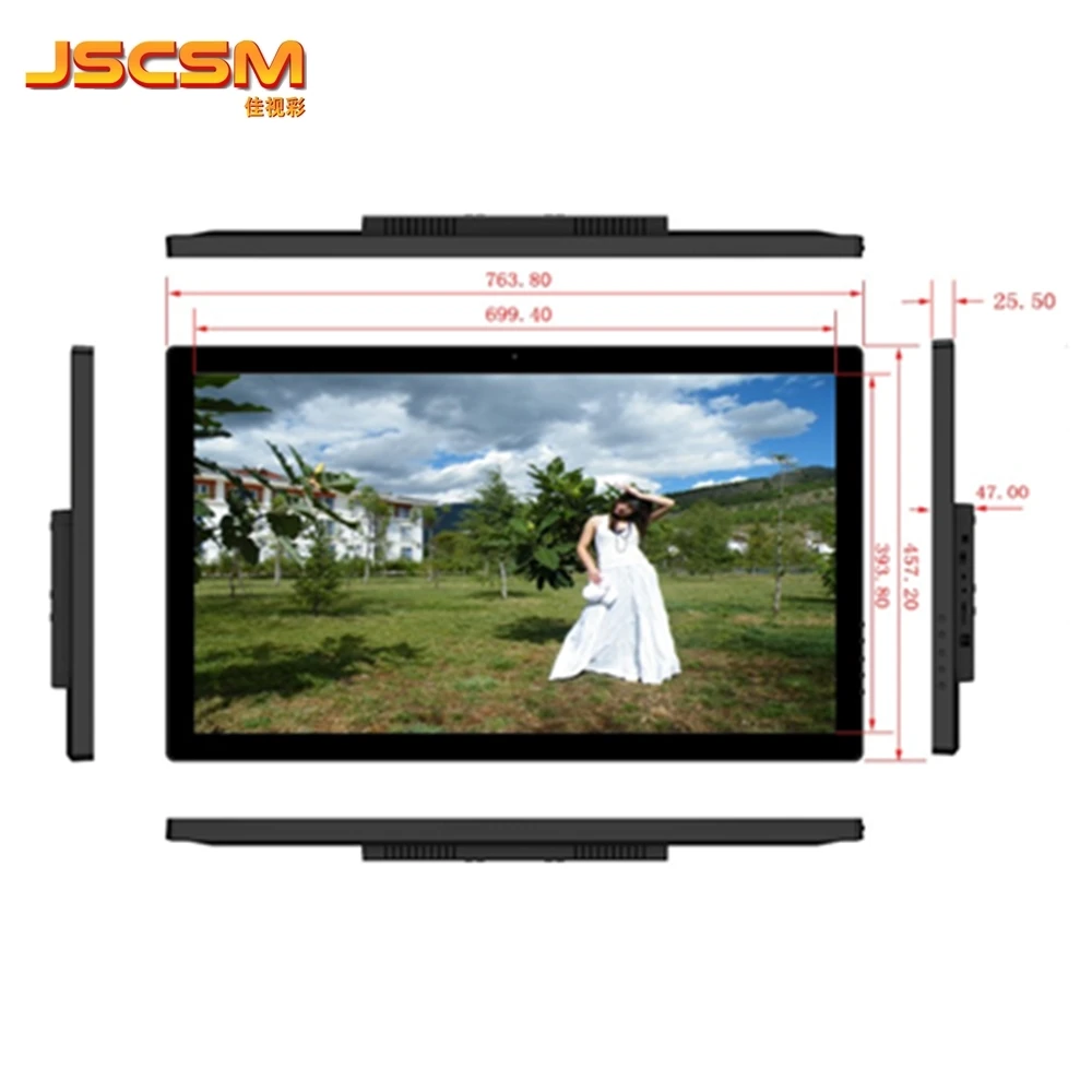 HD IPS Screen Music Video Player Auto-Rotate Wall Mountable 32 Inch Digital Electronic Photo Frame