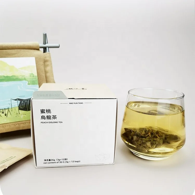 Китайский фруктовый чай белый персиковый oolong для красоты живота