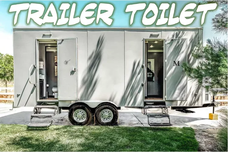 Low Price Mobile WC Outdoor Toilet Cabin Portable Modular Restroom Trailer Toilets