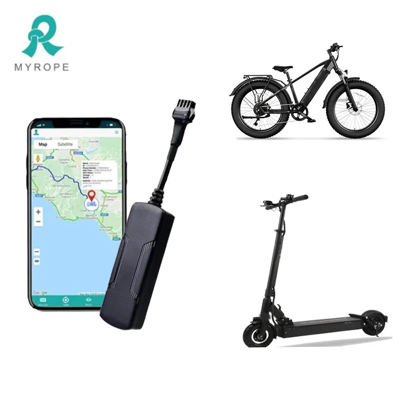 GPS Device Tracker for Bicycle Electric Scooter  with Positioning App Platform