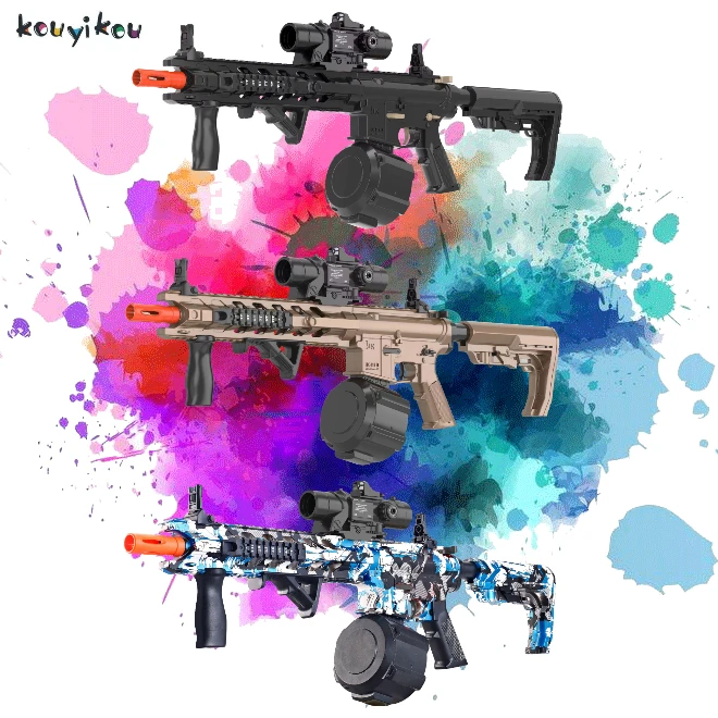 Wholesale Gel Ball Blaster M4A1 CPC En71 Soft Splatter Shooting Game Gel Toy Guns Gel Blaster splatrball gun