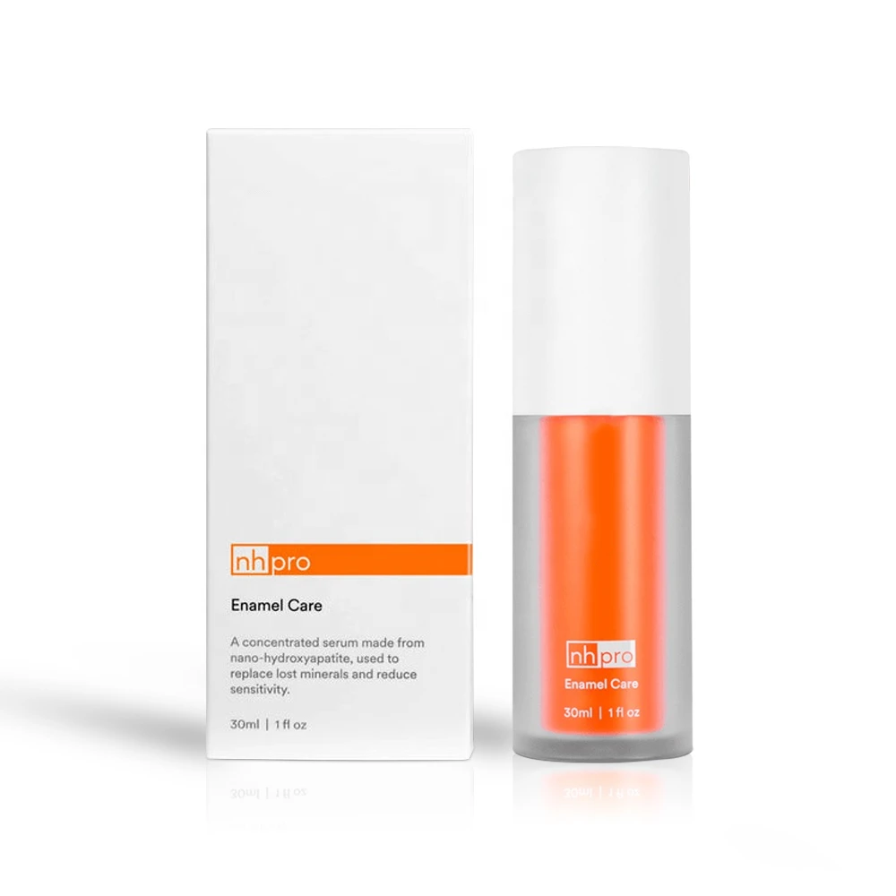 Whitening Teeth Product Enamel Care Toothpaste For Sensitive Teeth Orange Pump Bottle Toothpaste For Travel