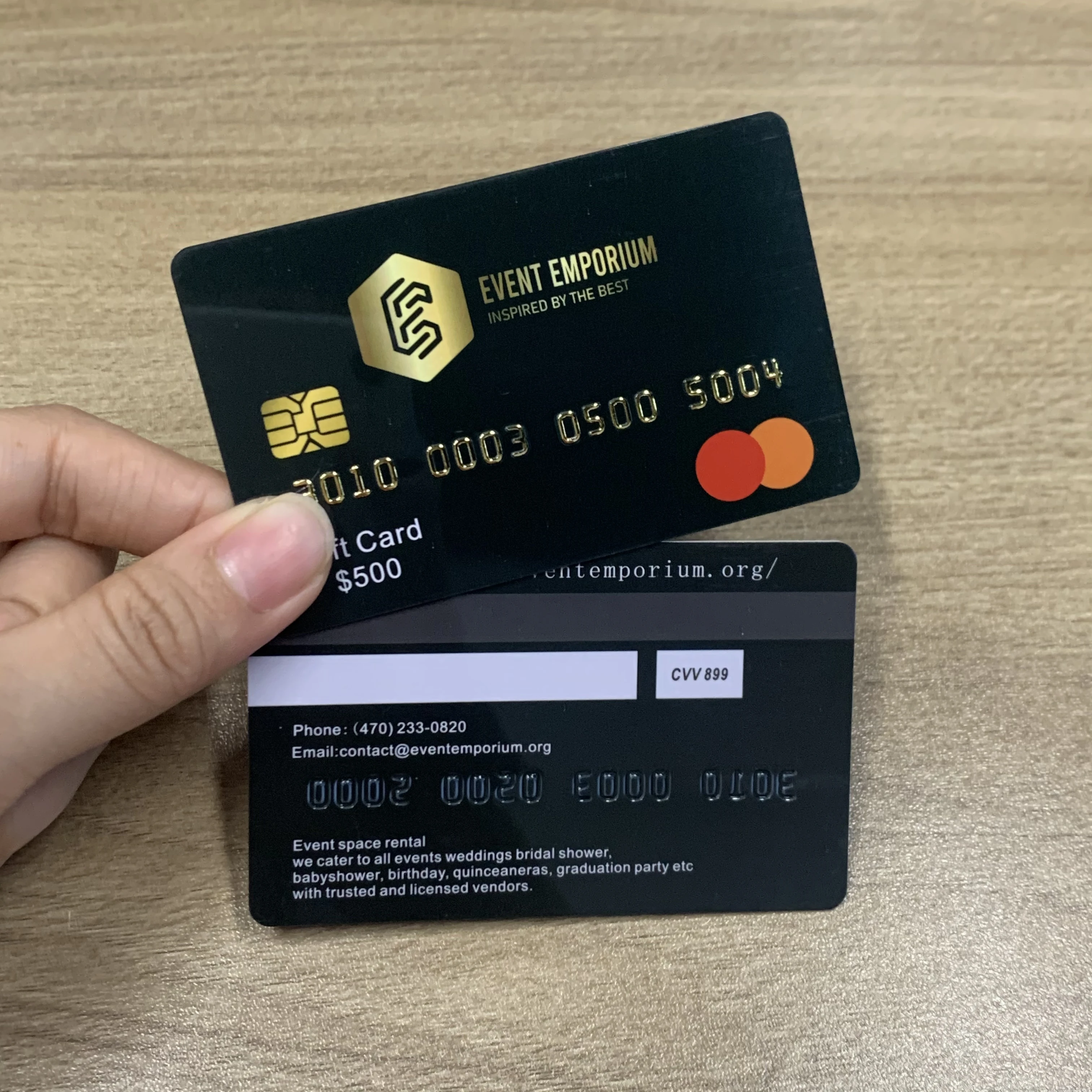Новый продукт ПВХ Vip подарочные карты