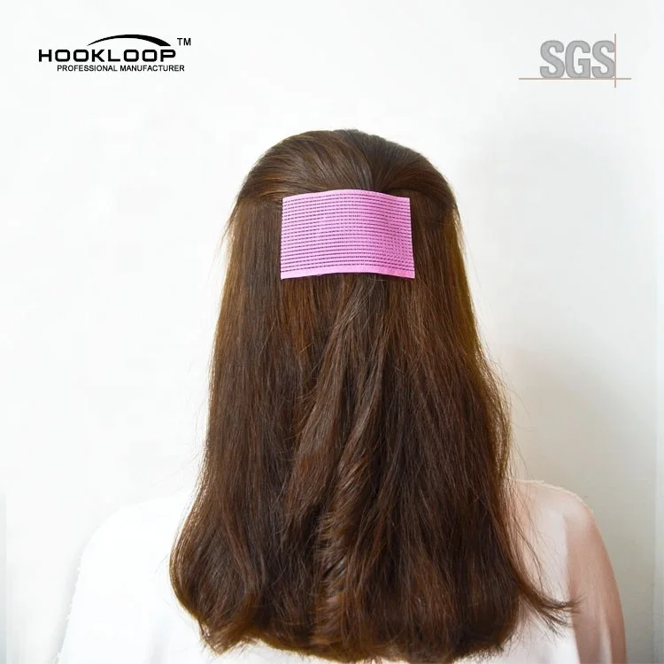 Multiple shape hook and loop hair clip bangs stickers