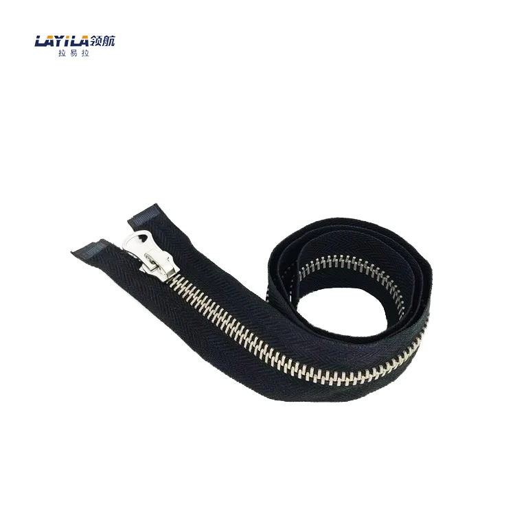 Factory Price Hot Selling Double Sided Metal Zipper