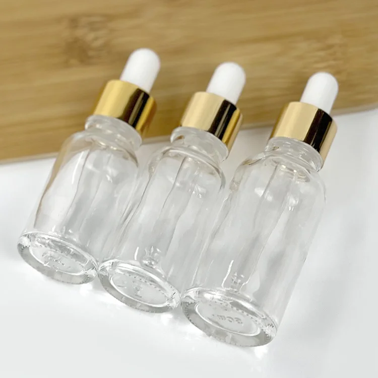5ml 10ml glass clear amber essential oil bottle 30 ml 50ml glass dropper bottle for aroma perfume oil