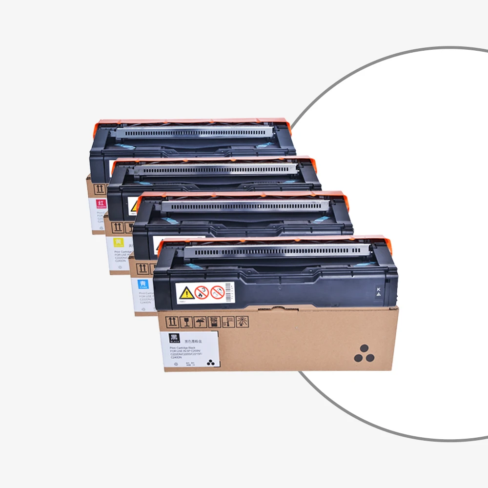 High Quality Compatible Ricoh SPC250 Toner Cartridge Aficio SP C250dn C250sf C260dnw C261SF laser Color Print ink