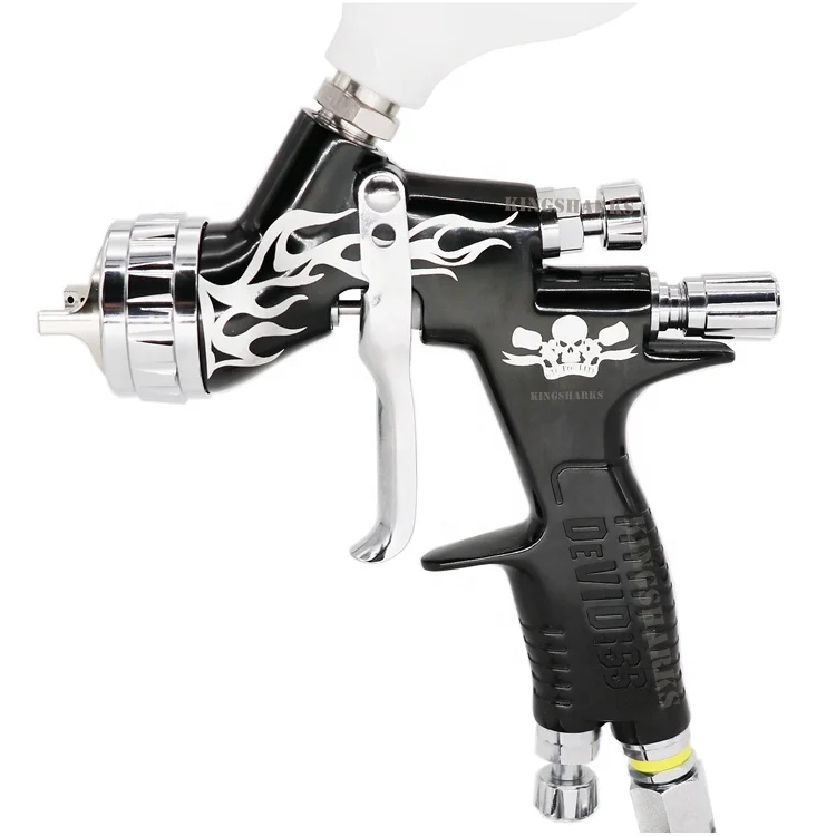 Rose design Personalized cool HVLP professional professional car paint gun automobile car refinish coatings spray gun