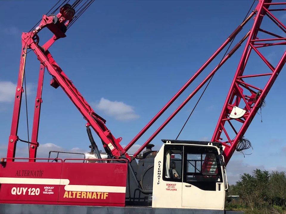 Reliable Quality Crawler Crane 120ton QUY120 Crawler Crane Track Rollers with Good Price