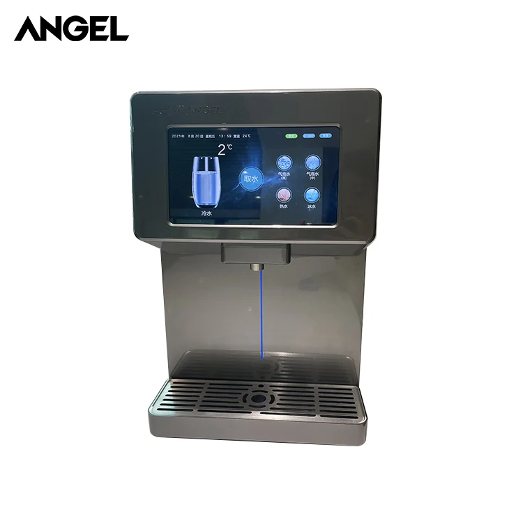 New Design Compressor Cooling Water Dispenser,Soda And Hot Cold Ice Water Dispenser Desktop