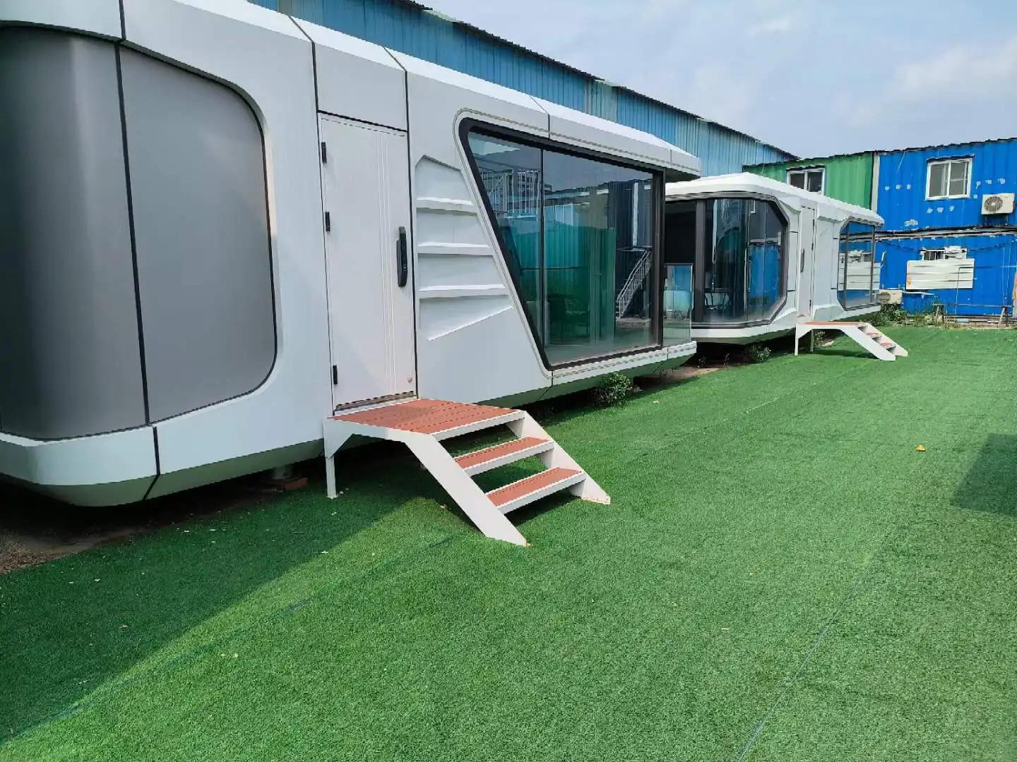 Modern Design Prefabricated Steel Structure Modular House Inspired Space Capsule Hotel Modified Shipping Container