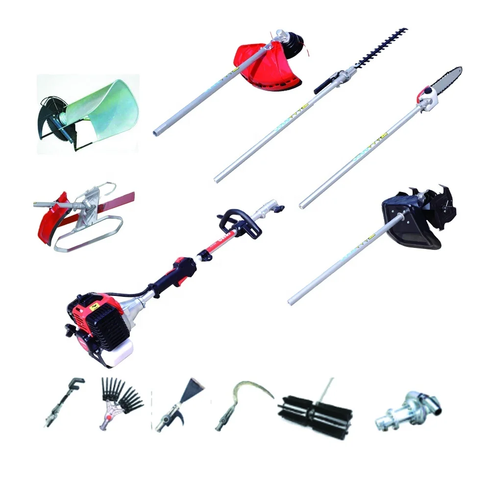 52cc 10 in 1 Multi Functions Brush Cutter Power Tillers Mini Tiller Cultivator