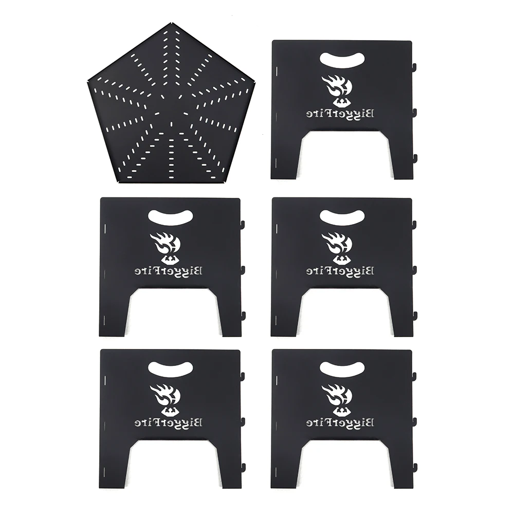 Classic Outdoor Campfire Brazier Assembled Fire Pit Ring Bonfire Portable fire pit grill camping HR-HK-008