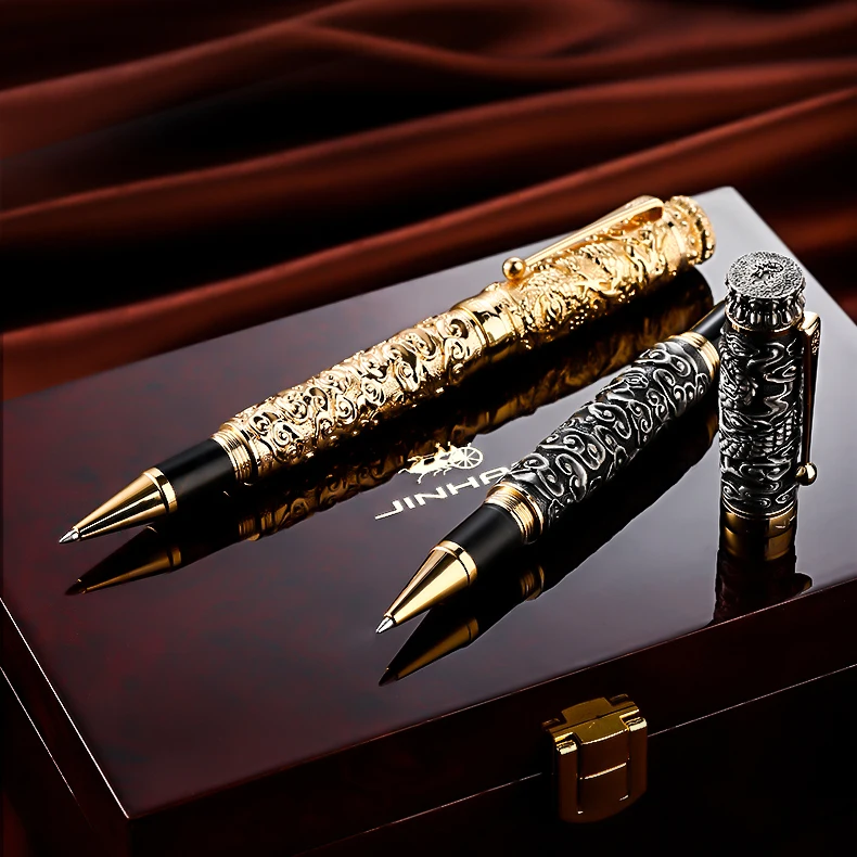 Brand Crystal Office Business Men Signature Pen Jinhao Ink Roller Ball Pen
